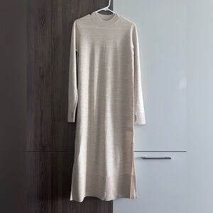 COS 100% Wool Knit Long Dress